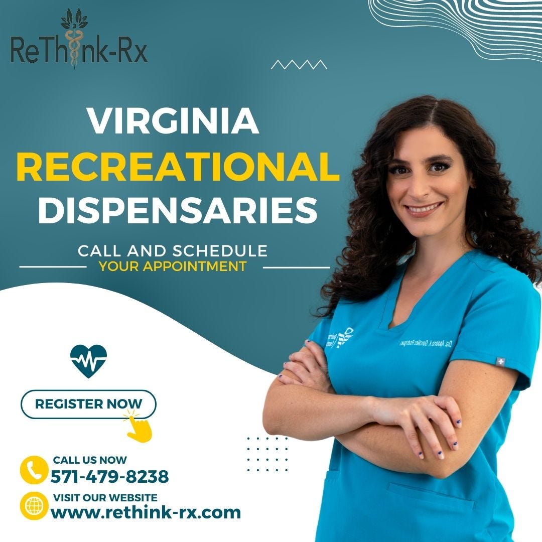 Find Virginia Recreational Dispensaries Near You — ReThinkRx Rethink