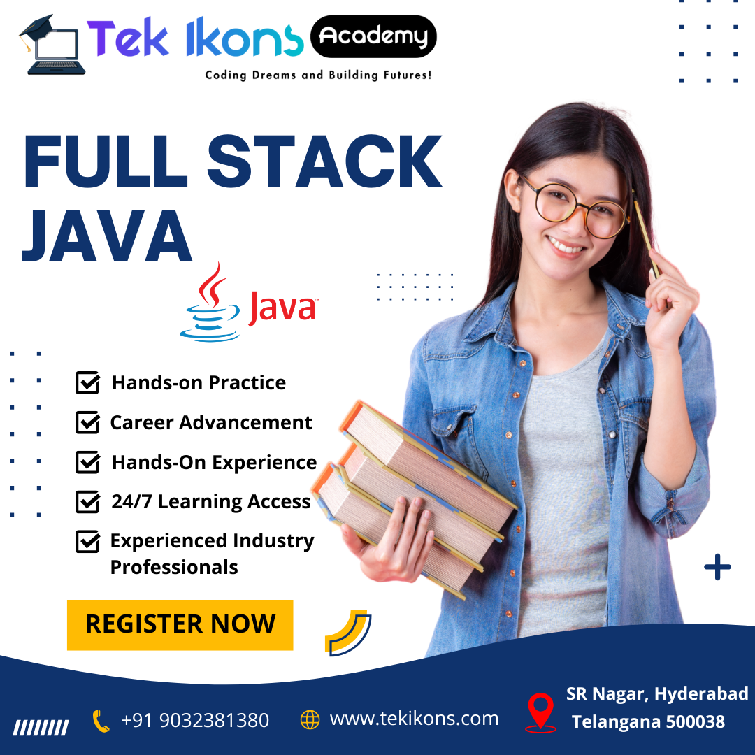 Best Full Stack Java Online Training Institute In Hyderabad | Tek Ikons ...