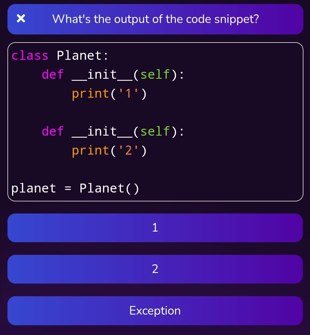 What is the output of following Python Code? - Python Coding - Medium