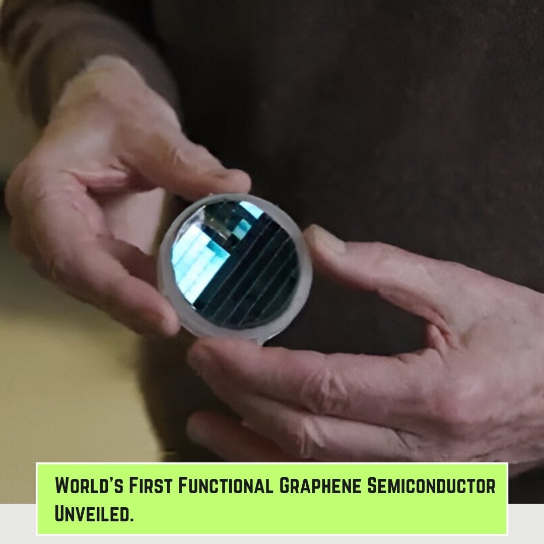 World's First Functional Graphene Semiconductor Unveiled by The Digi