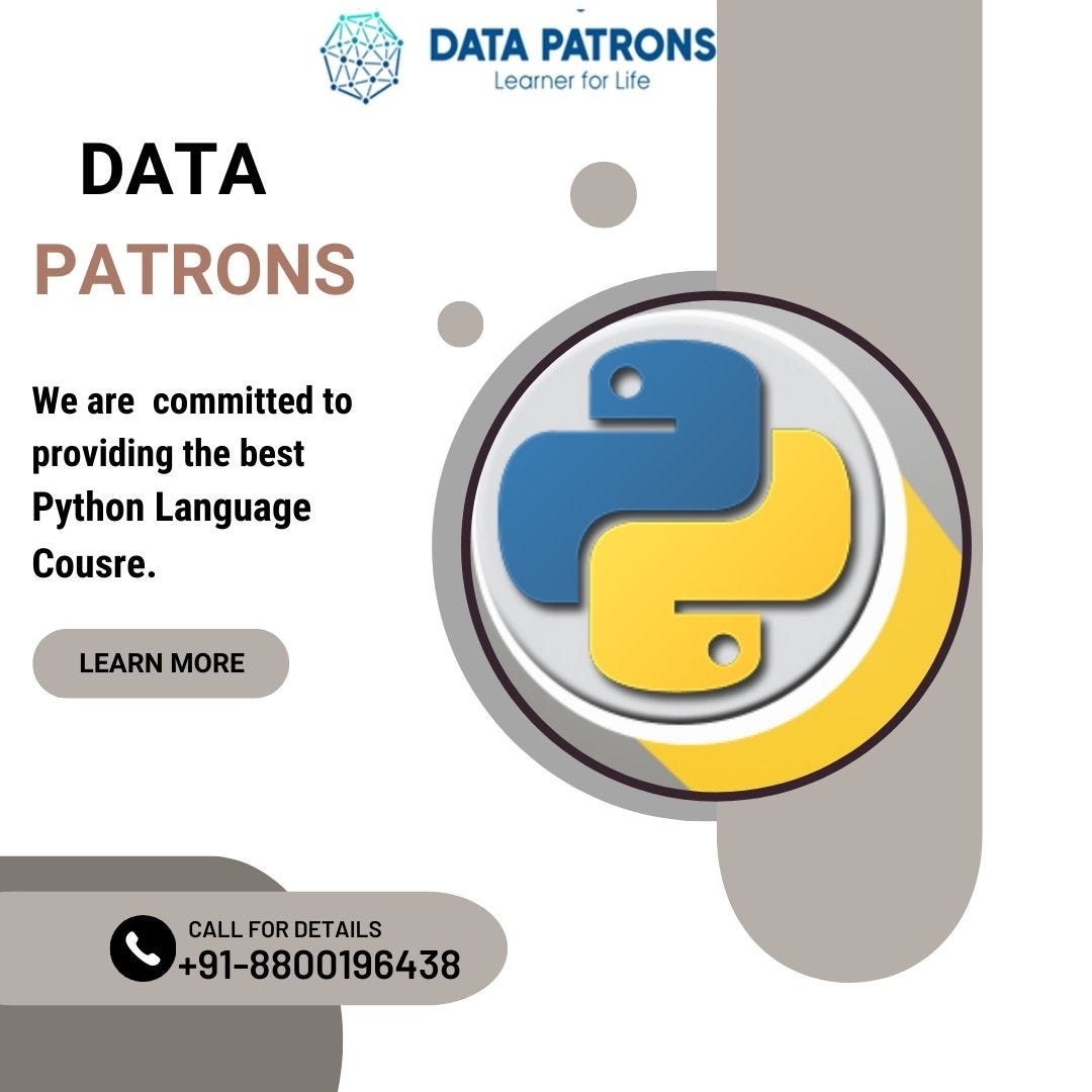 Python Training Institute in NCR-Focuses on Upskilling | by Datapatrons ...