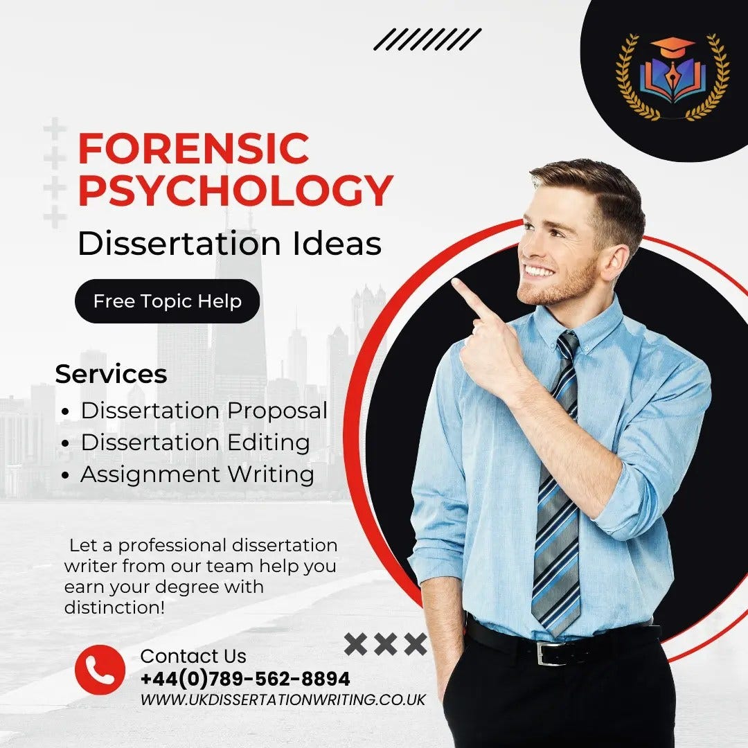 dissertation ideas for forensic