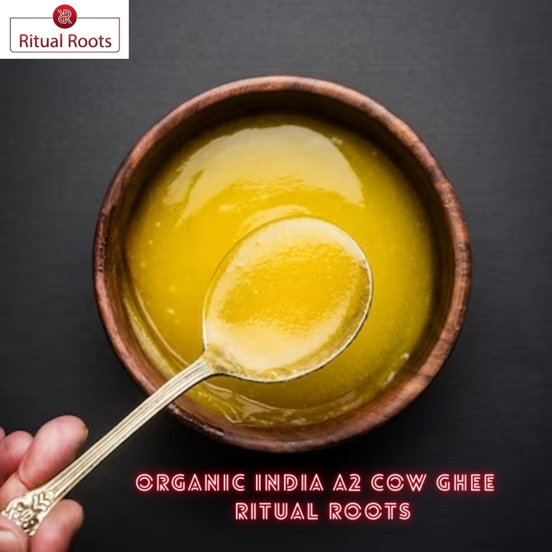 Organic India A2 Cow Ghee Ritual Roots - Ritual Roots - Medium