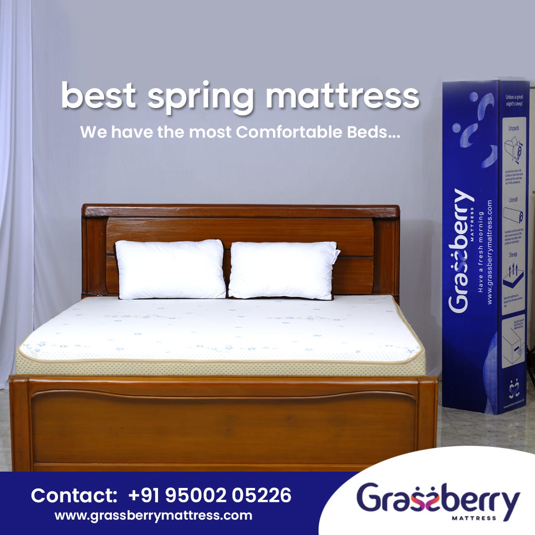 Best Spring Mattress — Sleep cool at night by grassberrymattress Medium