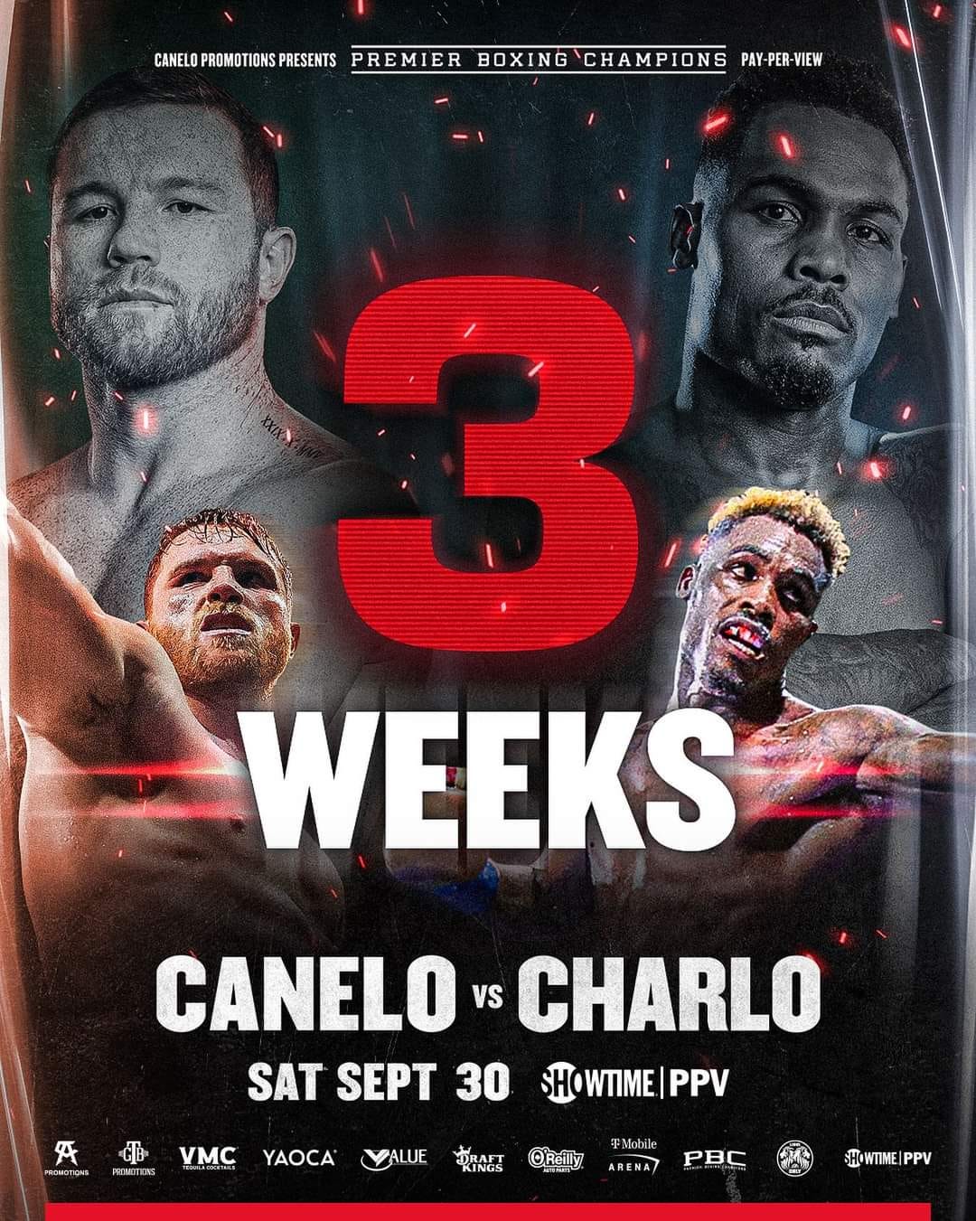 Countdown to Pugilistic Fireworks #CaneloCharlo on Showtime PPV Approaches/