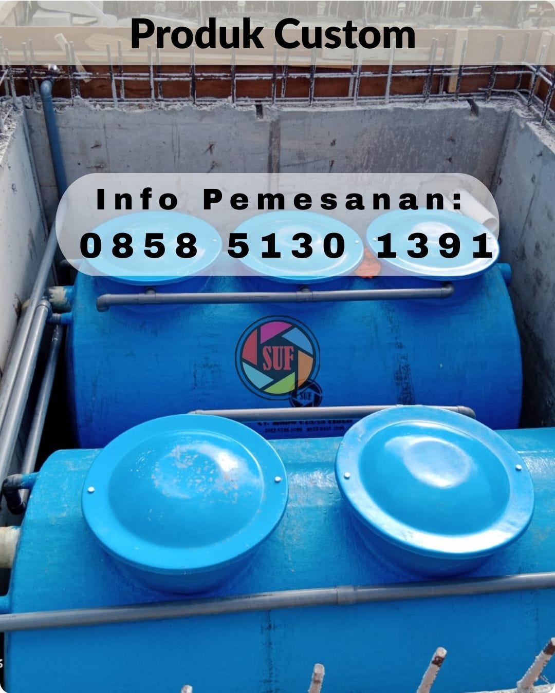 HP/WA 0858–5130–1391 — Sudah Saatnya Gunakan Tangki Fiberglass di Boyolali, Pesan Langsung dari Pabrik