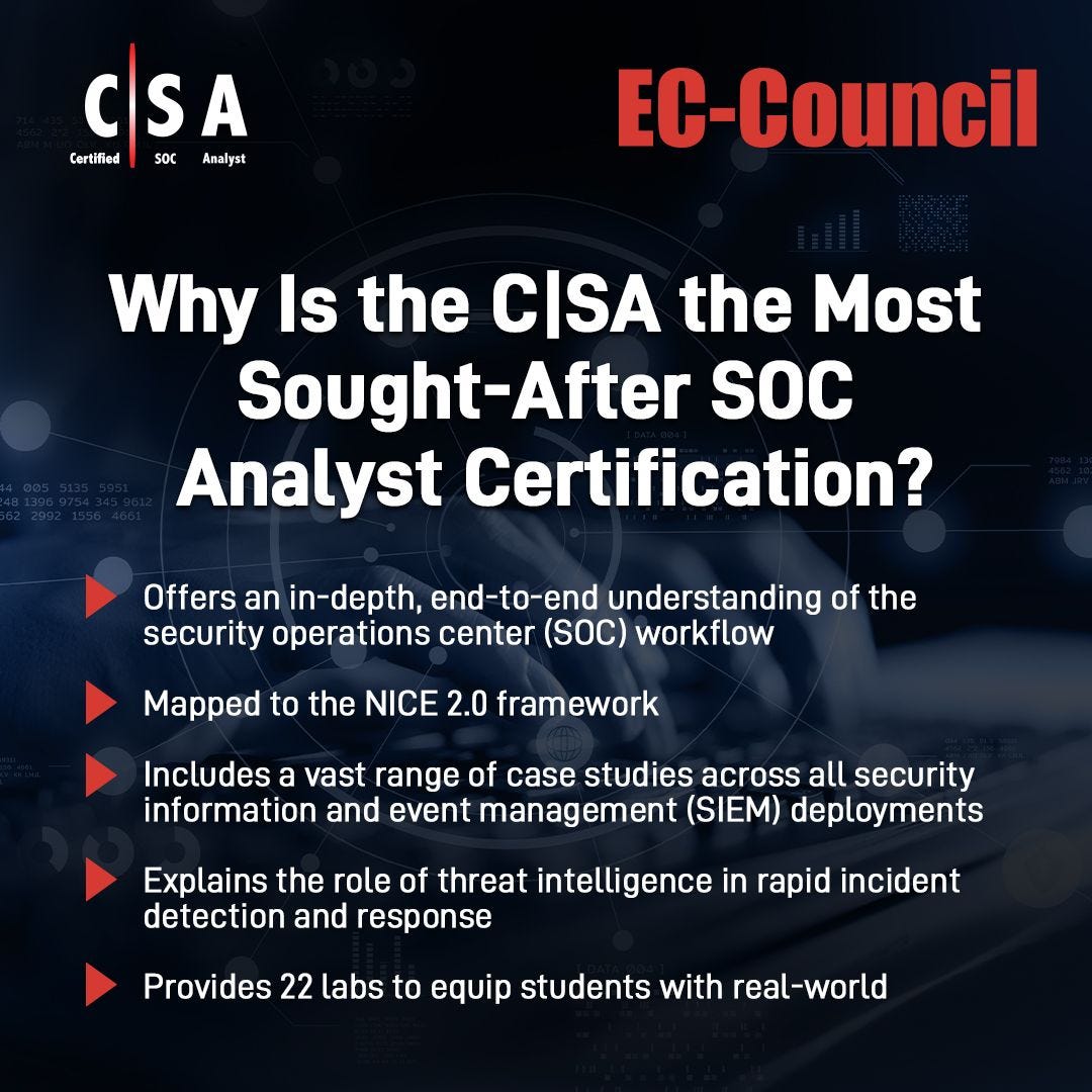 Certified SOC Analyst Certification Course 2023 EC Council EC   1*MwkEUT3VzK DyCcUiFZJcA 