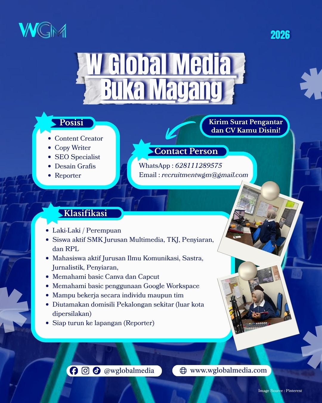 Internship Graphic Designer Mahasiswa: Tempat Belajar Desain Kreatif dan Bangun Portofolio…
