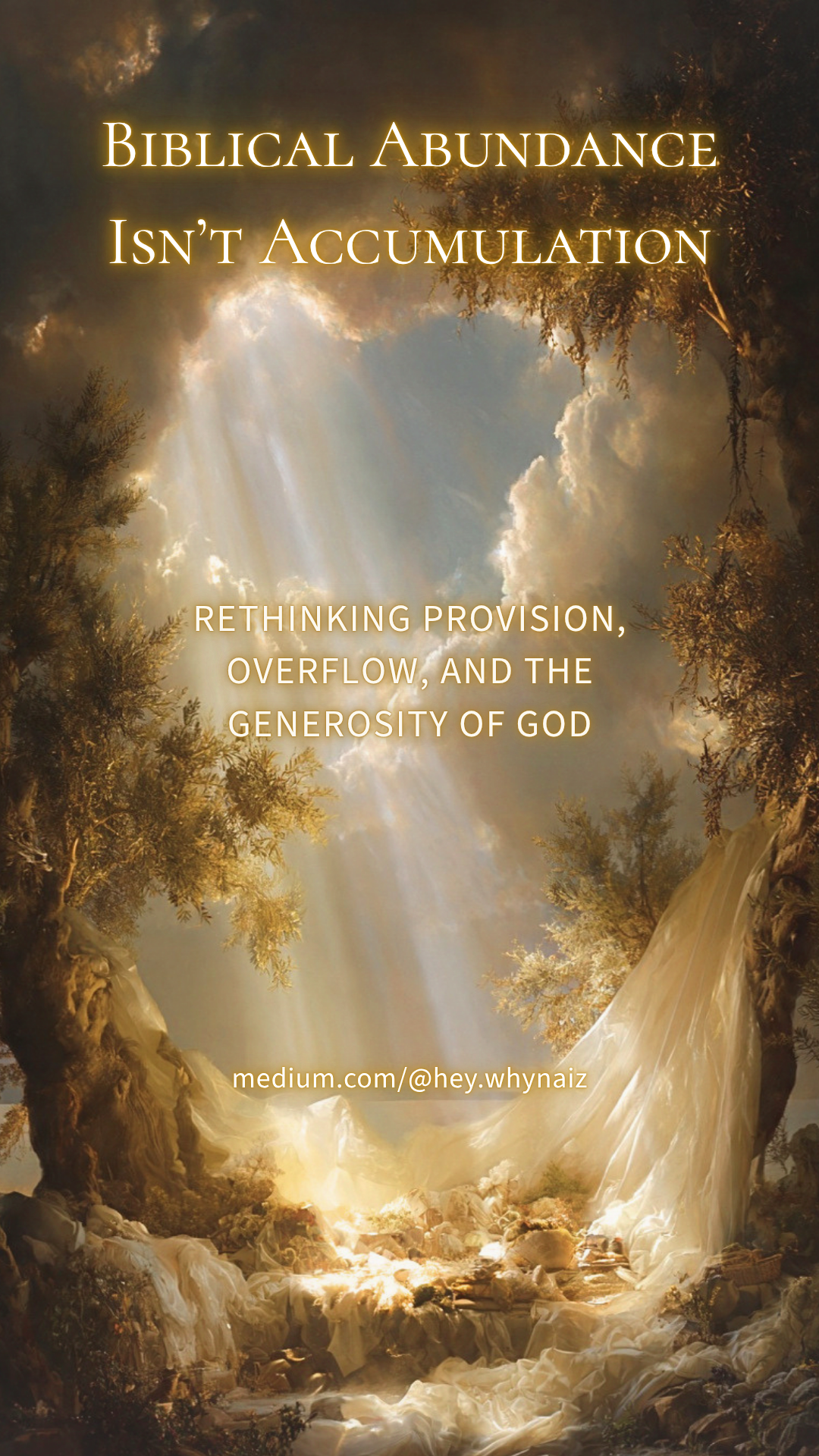 Biblical Abundance Is NOT Accumulation