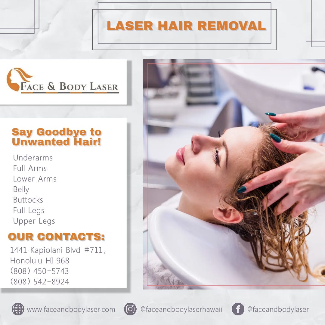 laser hair removal Hawaii Faceandbodylaser Medium