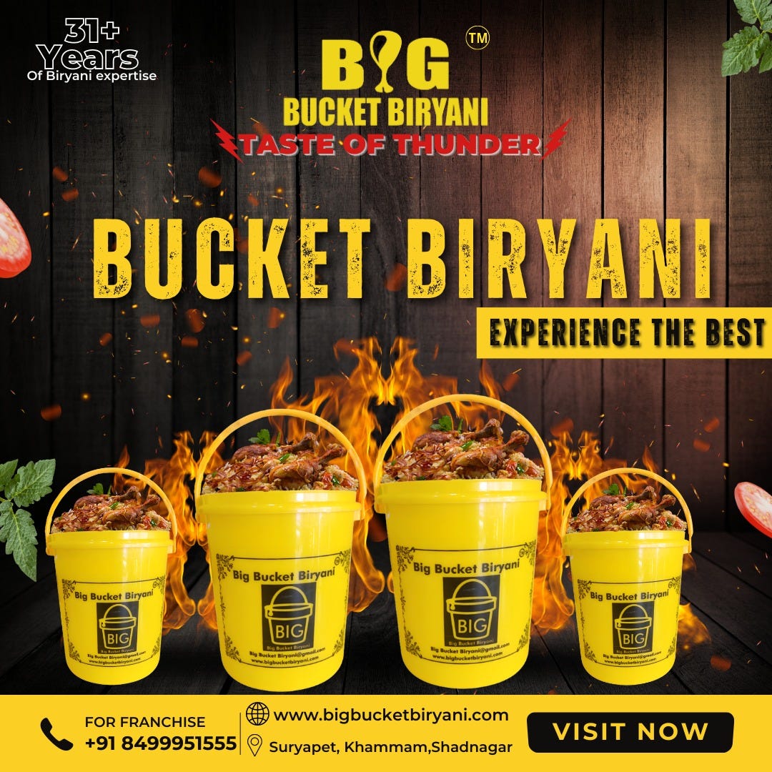 BEST BUCKET BIRYANI IN HYDERABAD by Bigbucketbiryani Medium