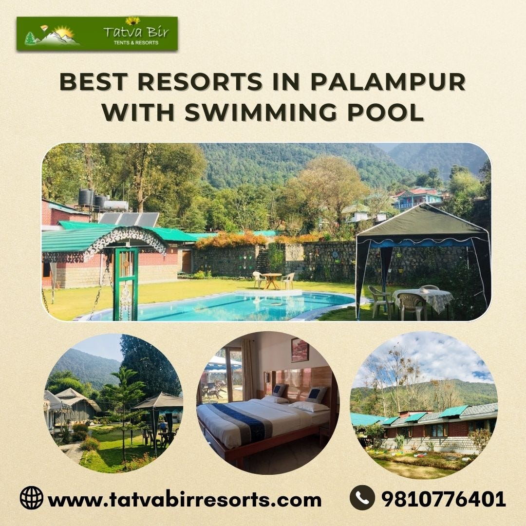 Best Resorts In Palampur with Swimming Pool Tatva Bir is an exquisite