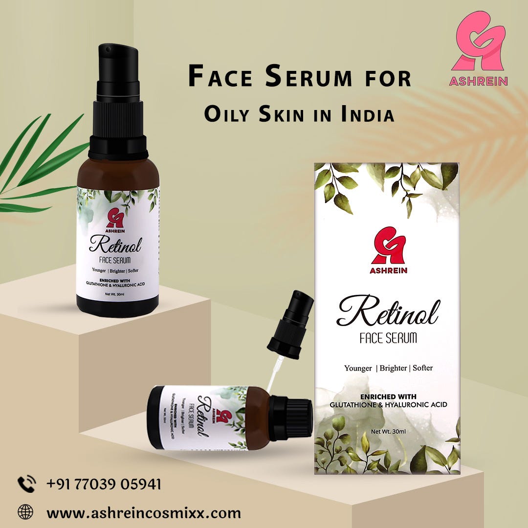 Face Serum for Oily Skin in India Ashrein Cosmixx Medium