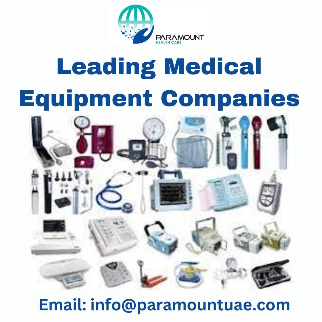 Leading Medical Equipment Companies ParamountUAE Medium