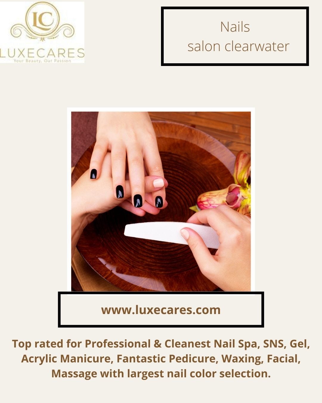 Nails salon clearwater Luxecares Beauty Medium