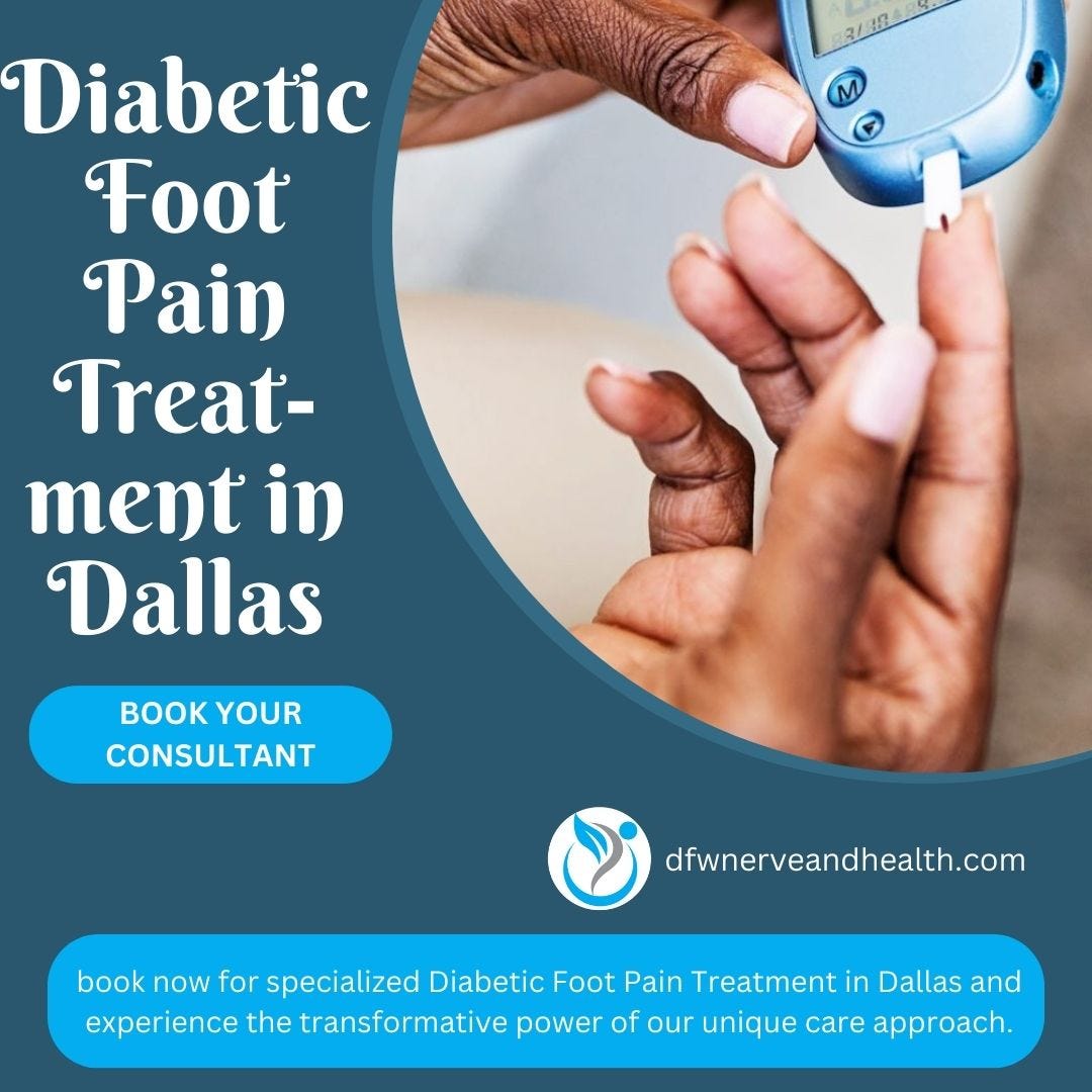 Diabetic Foot Pain Treatment in Dallas dfwnerveandhealth Medium