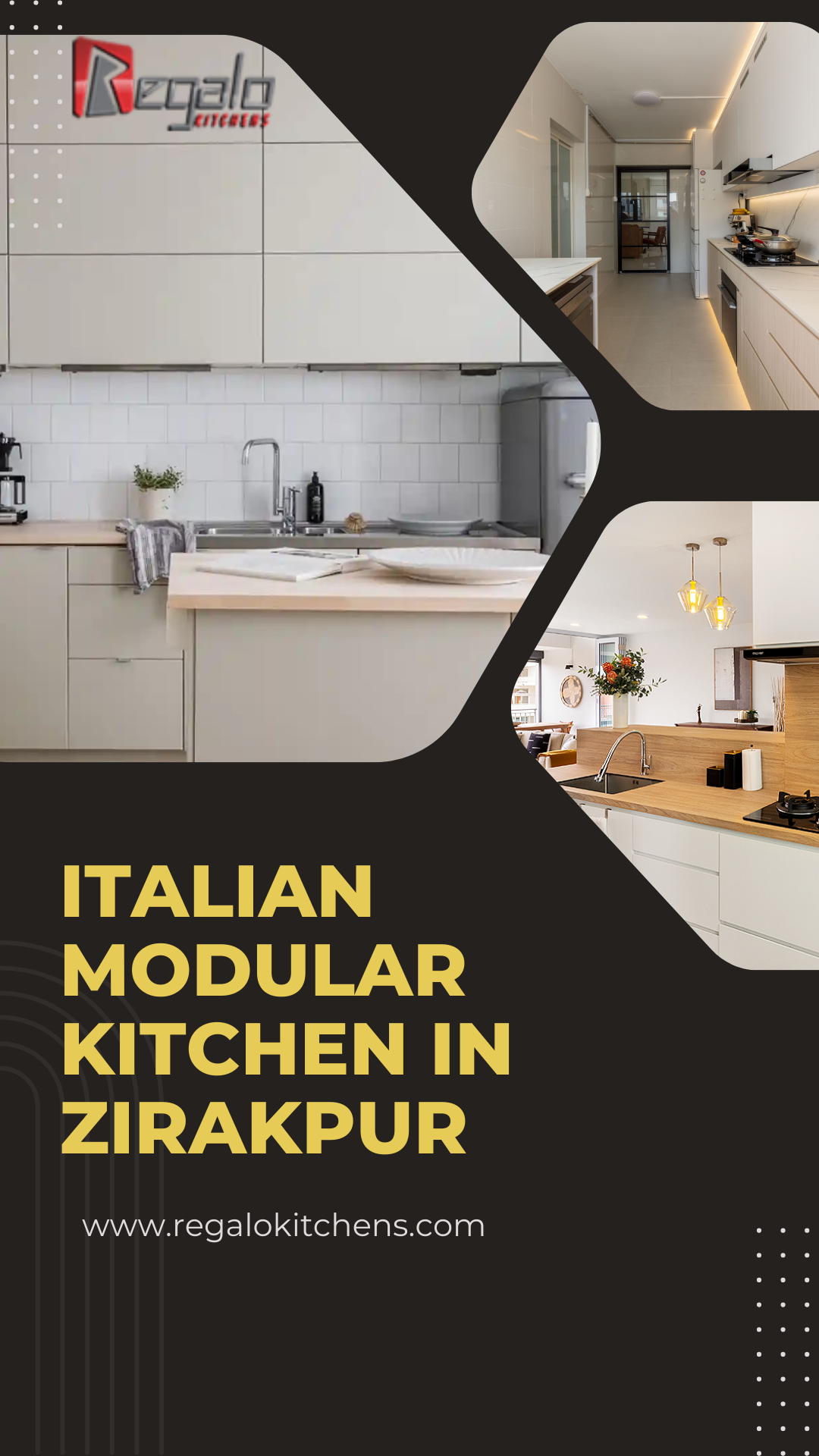 Italian modular kitchen in zirakpur - Vikash Kumar - Medium