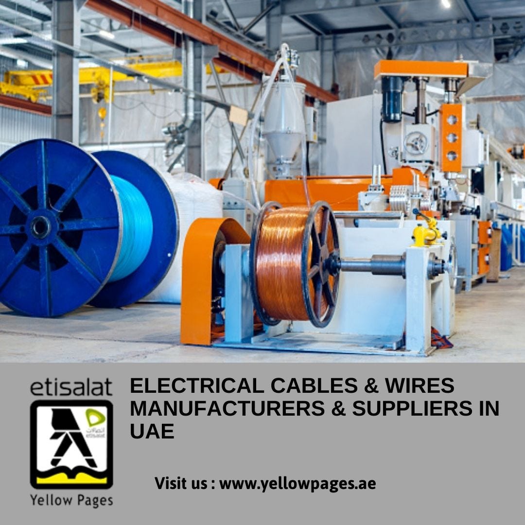 List of Electrical Cables & Wires Manufacturers & Suppliers in UAE