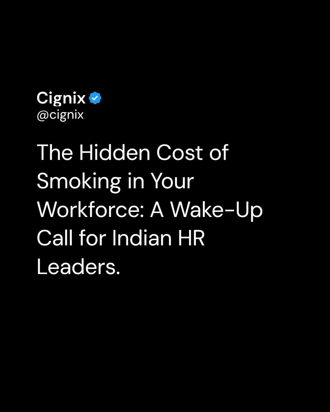 The Hidden Cost of Smoking in Your Workforce