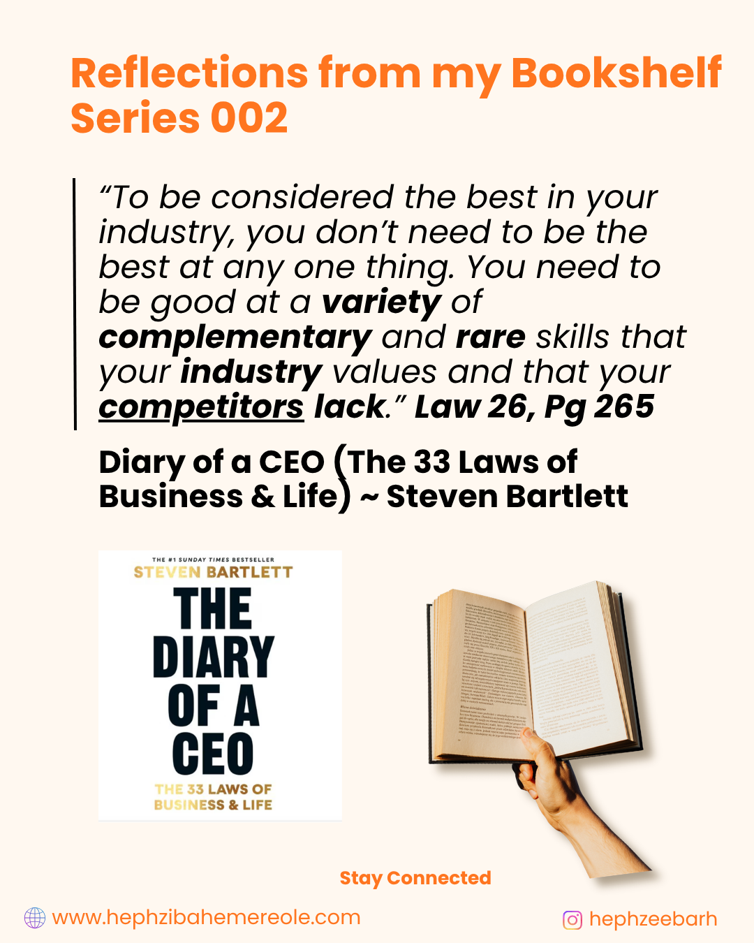 The Diary of a CEO: Reflections on Ambition, Discipline, and Growth