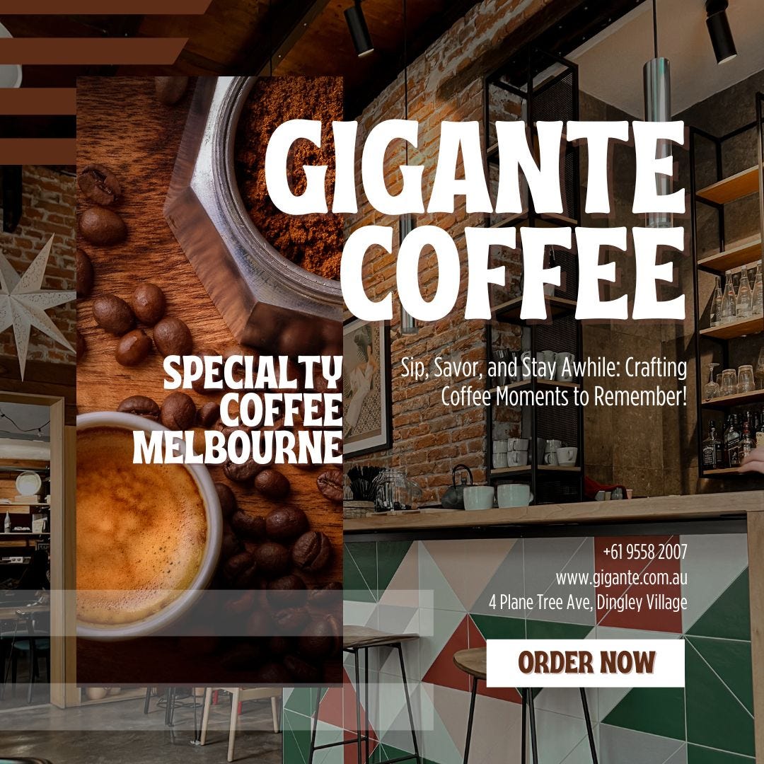 Unveiling the Art of Specialty Coffee in Melbourne with Gigante Techniflavour by Gigante