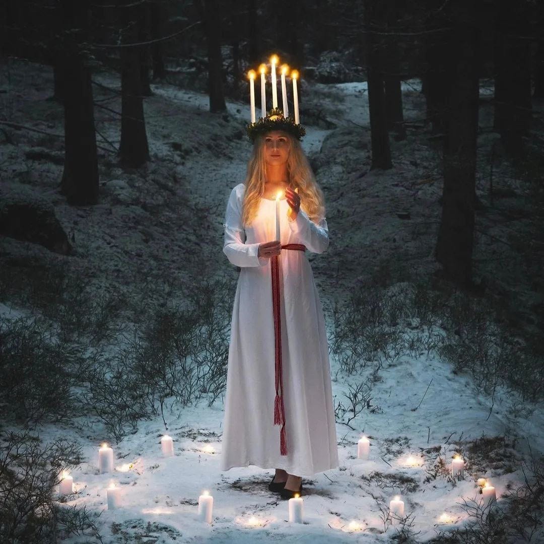 Lucia ↟. ↟ Glaðr Ljóssi – Glad Lucia ↟ | by AncientHumanModernWorld ...