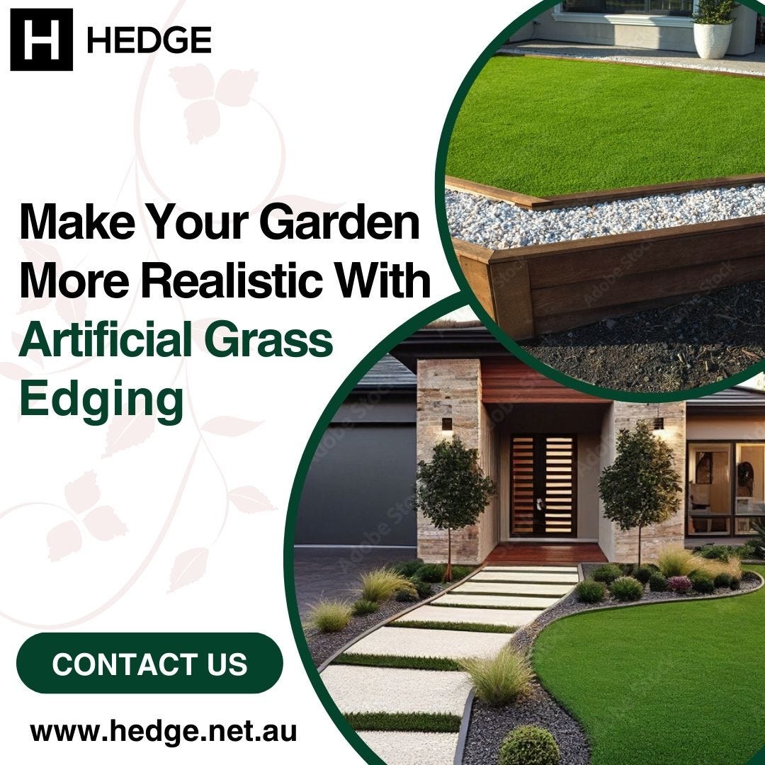 Make Your Garden More Realistic With Artificial Grass Edging