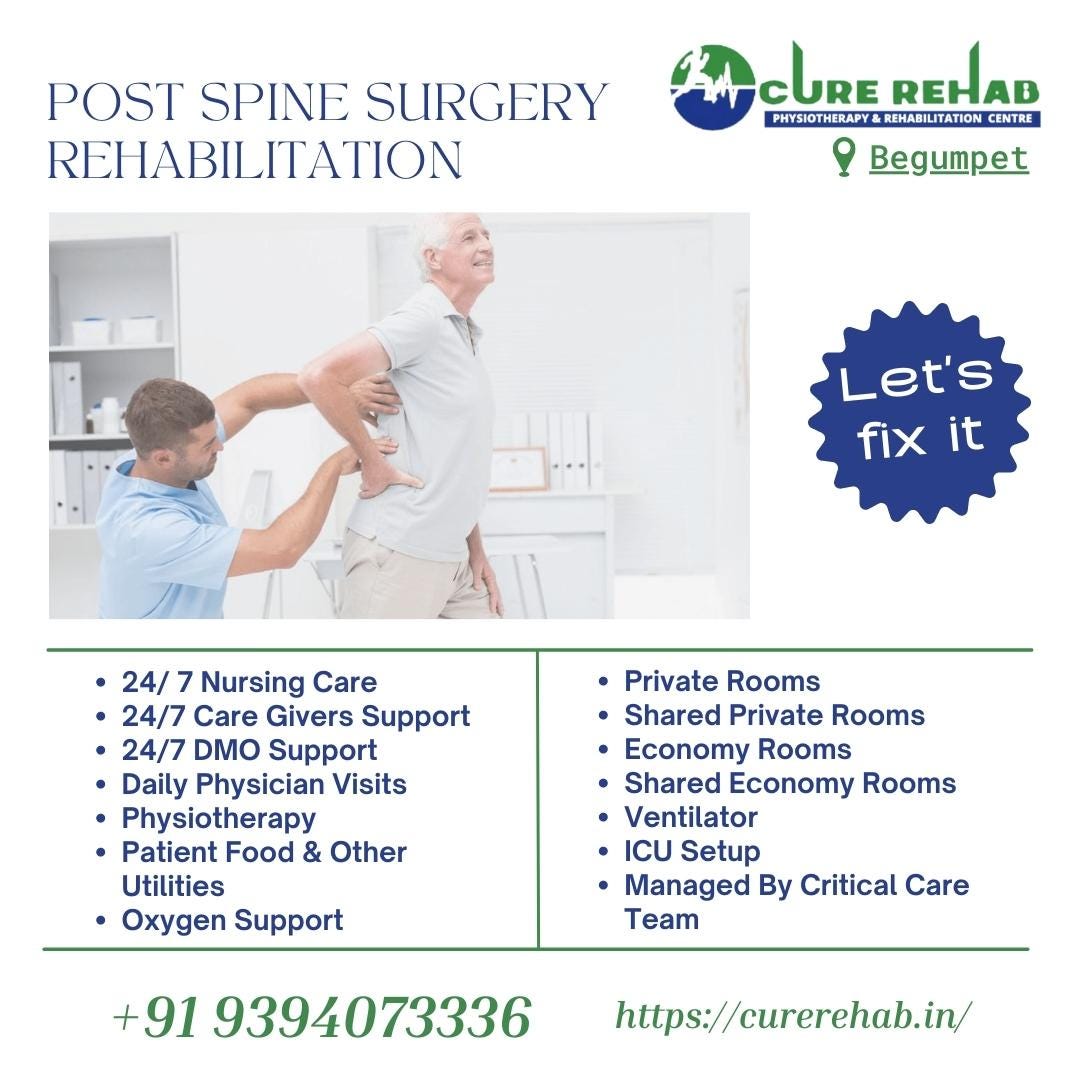 Post-operative care after spine surgery!!