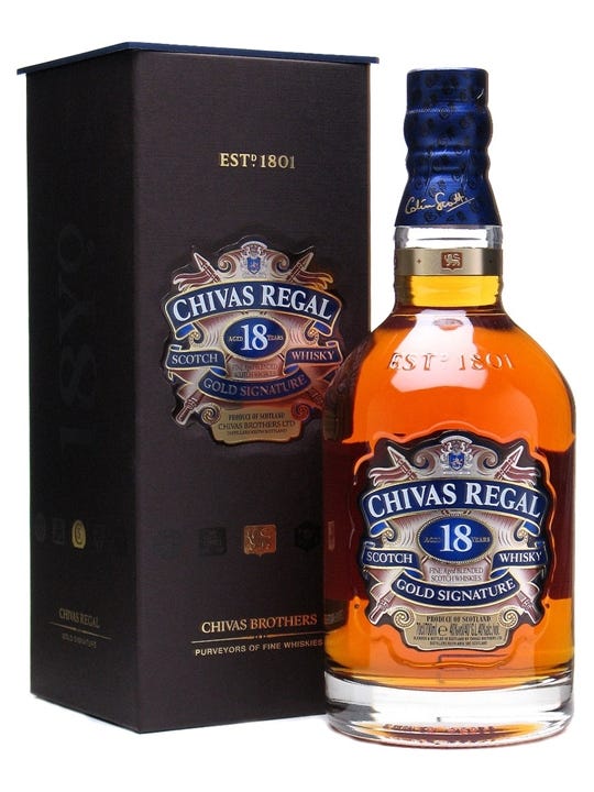 The Blend of Kings? Chivas Regal 18 v. Johnnie Walker Blue Label
