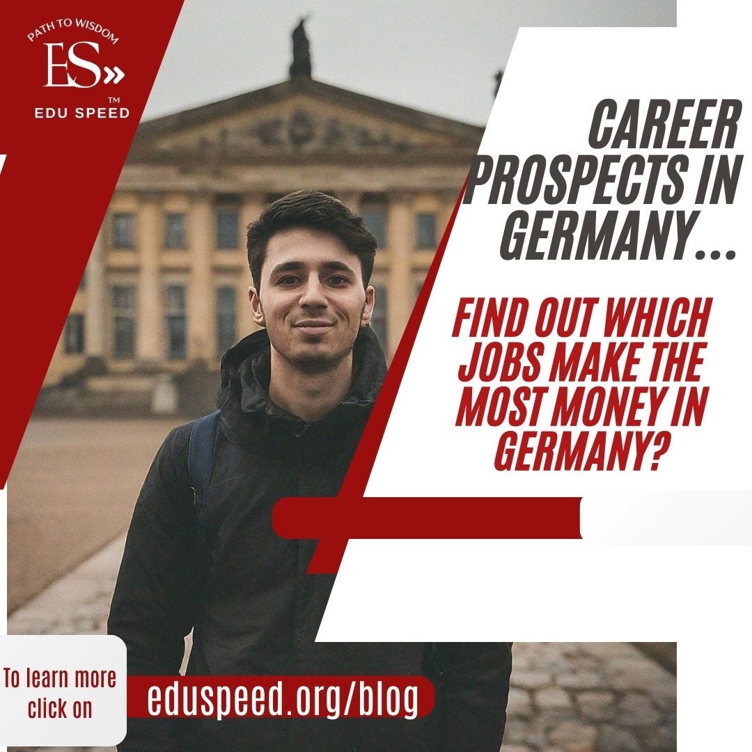 Career prospects in Germany.Toppaying jobs in Germany, highlighting the career opportunities