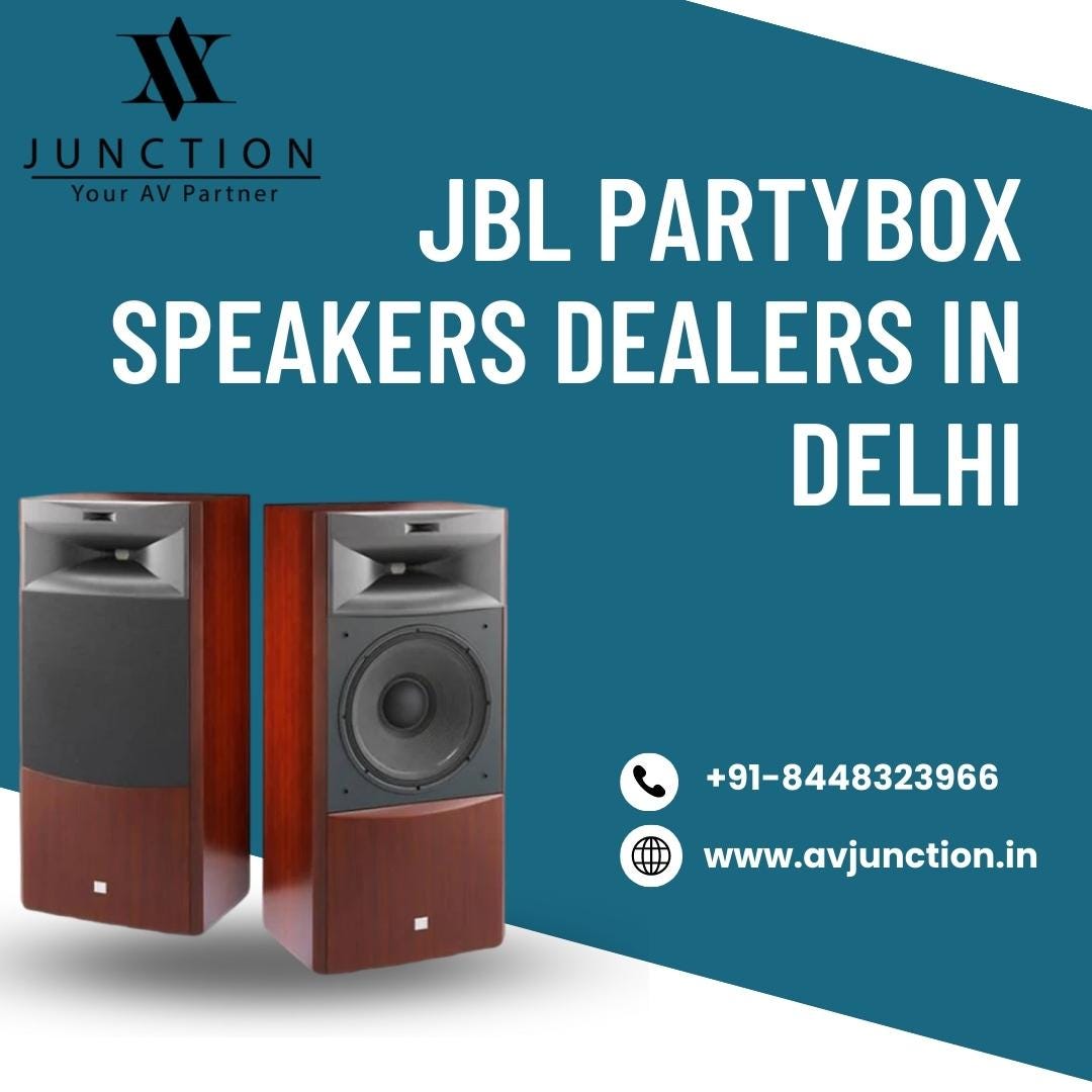 JBL Partybox Speakers Dealers in Delhi AV Junction Medium