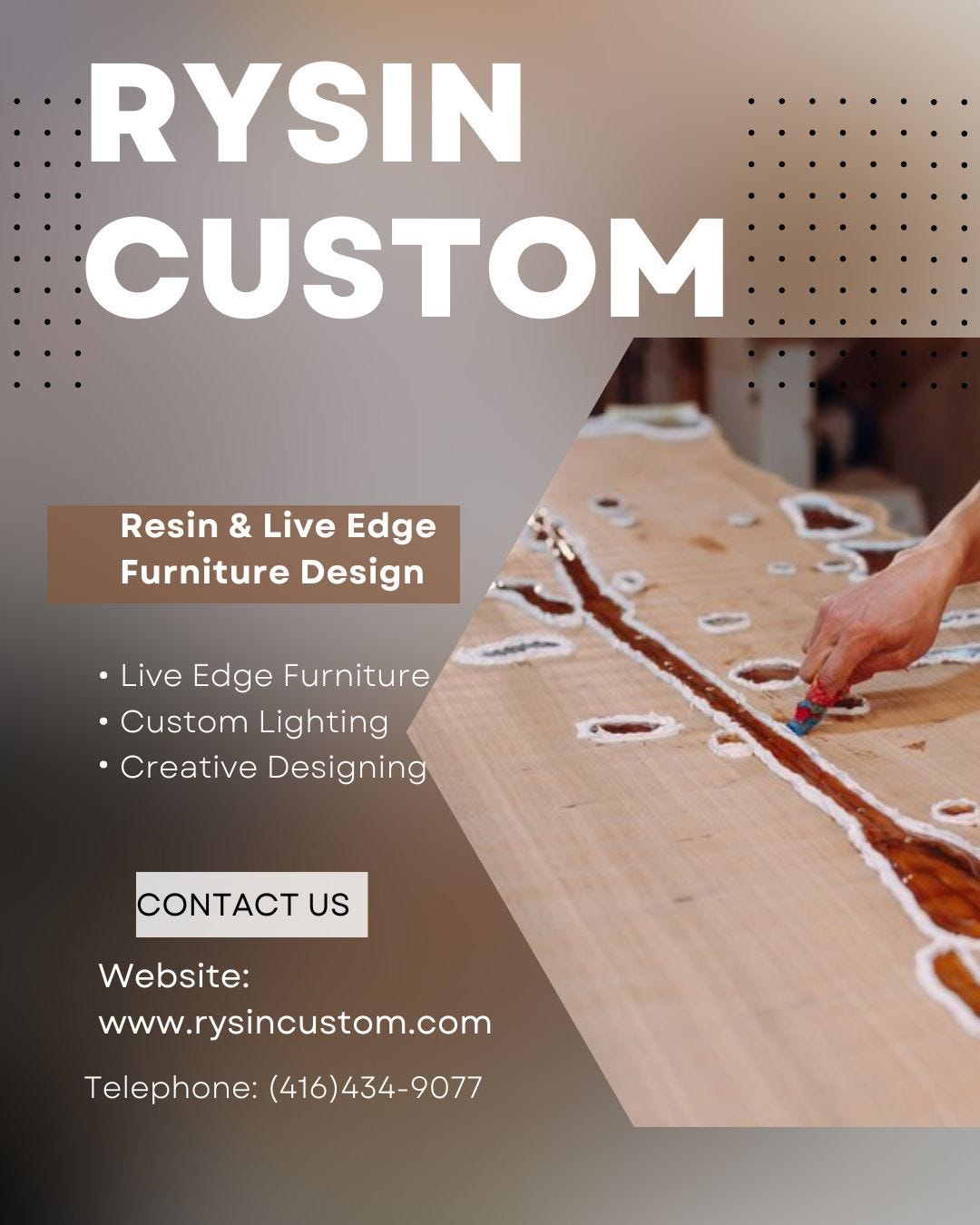 Unique Tables At Rysin Custom Rysin Custom Is A Company That By Unique tables at rysin custom rysin custom is a company that by