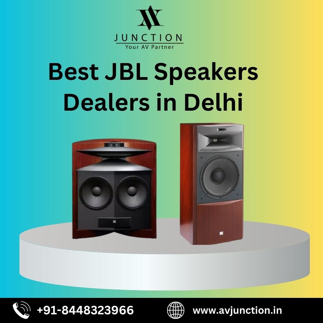 Best JBL Speakers Dealers in Delhi AV Junction Medium