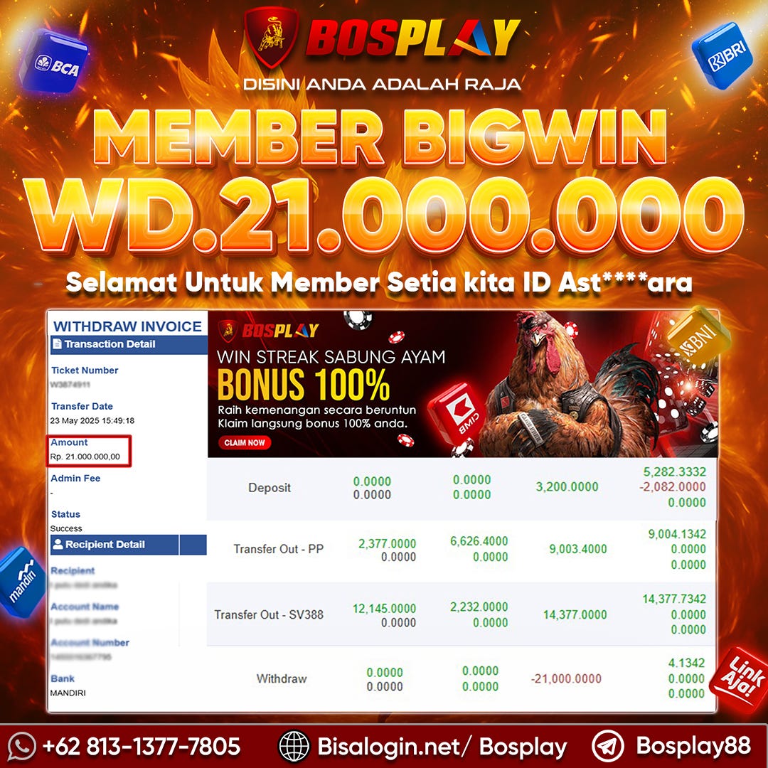 BOSPLAY88 MEMBER BIGWIN AGEN SABUNG AYAM 2025 TERPERCAYA