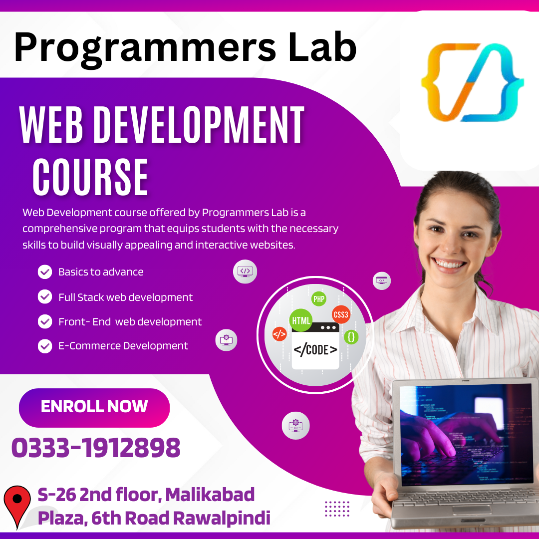 📚Web development Course in Rawalpindi Islamabad 💻 | by Programmers Lab ...