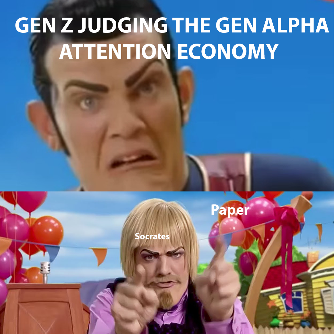 The meme I have constructed here is based on Nicholas Carr's piece "Is ...