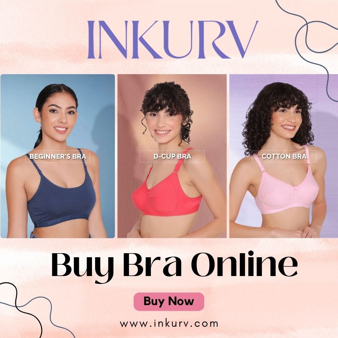 Buy Bras Online in India with Inkurv Stylish Collection - Inkurv