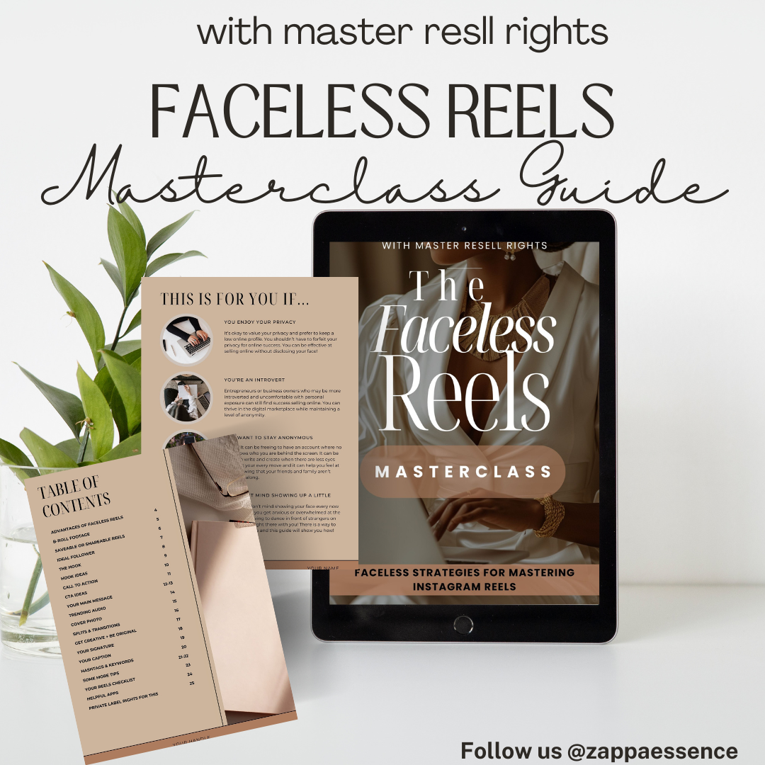 Elevate Your Presence with Faceless Reels, by Zapphire Zucca, Mar, 2024