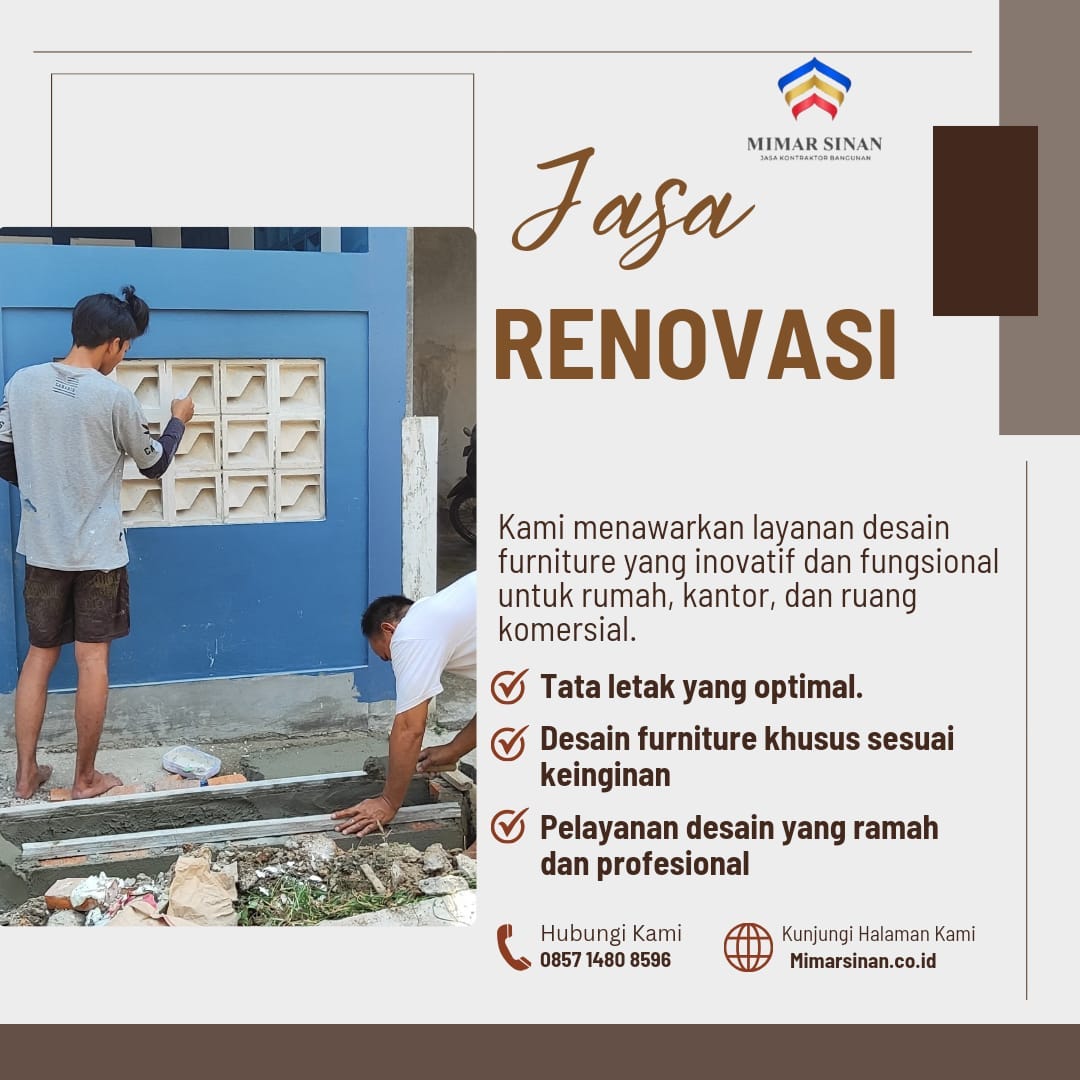ARSITEK KUALITAS! WA 0857 1480 8586 JASA RENOVASI RUMAH DI,KOTA JAKARTA TIMUR
