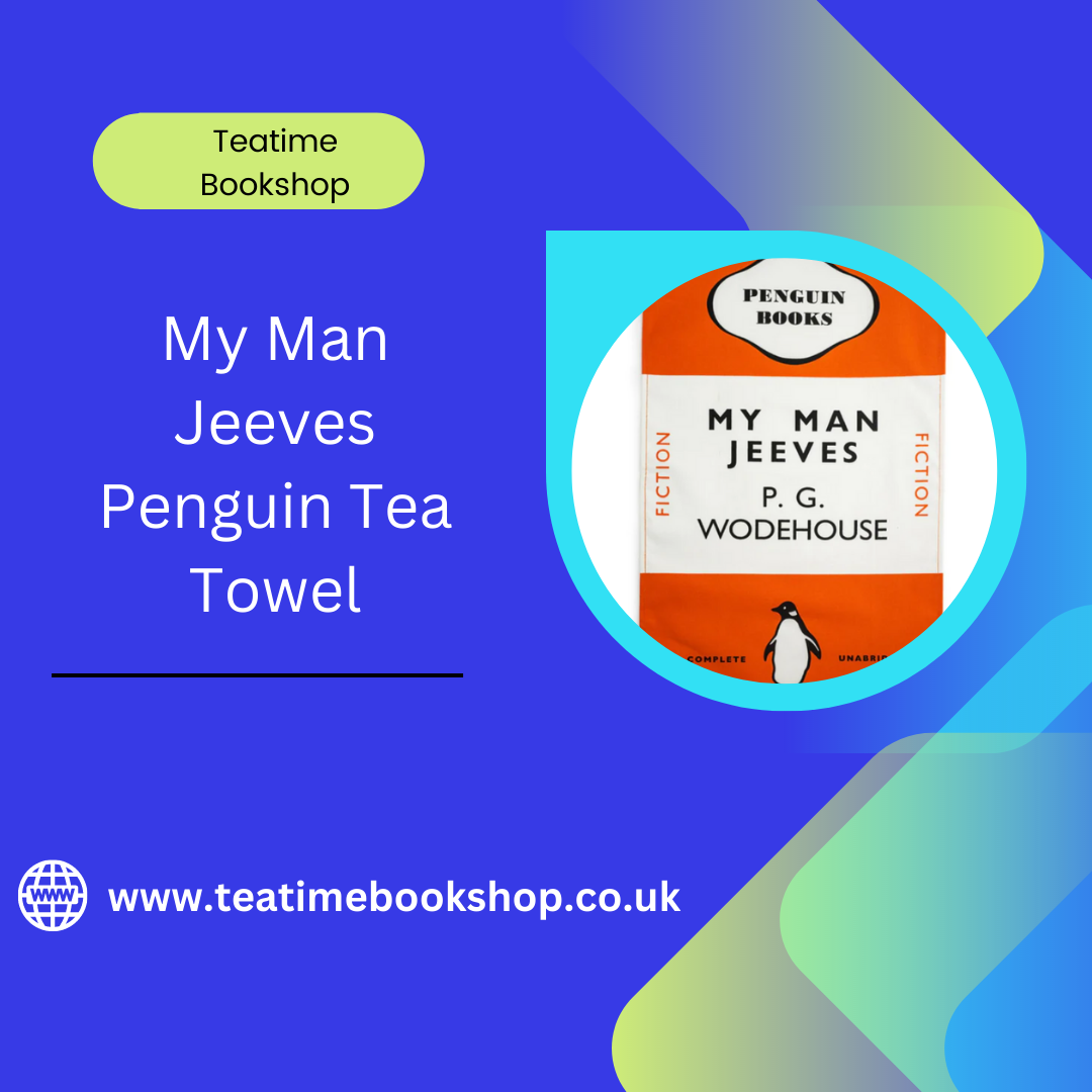 My Man Jeeves Penguin Tea Towel Teatime Bookshop Medium my-man-jeeves-penguin-tea-towel-teatime-bookshop-medium