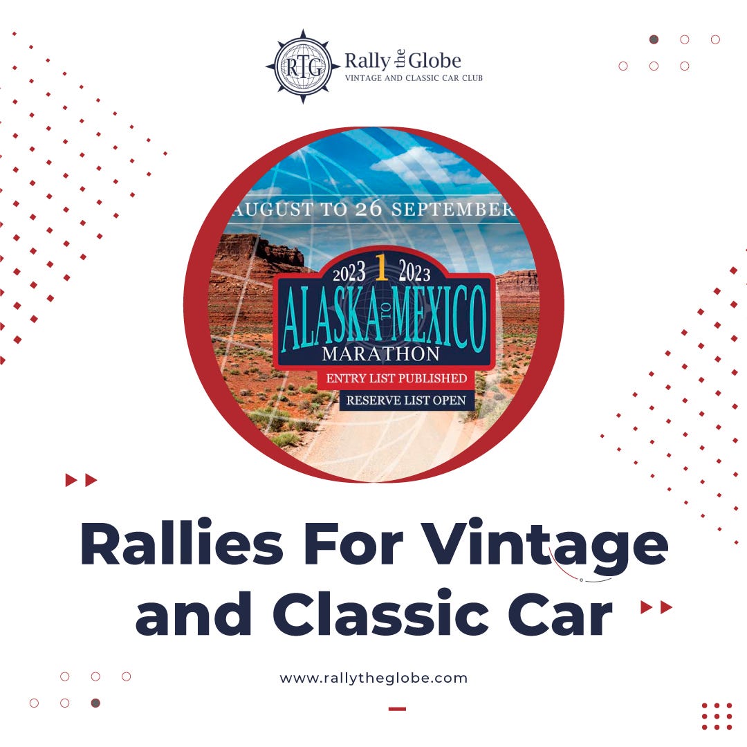 Vintage Car Rally | Historic Rally Cars - Rally The Globe - Medium