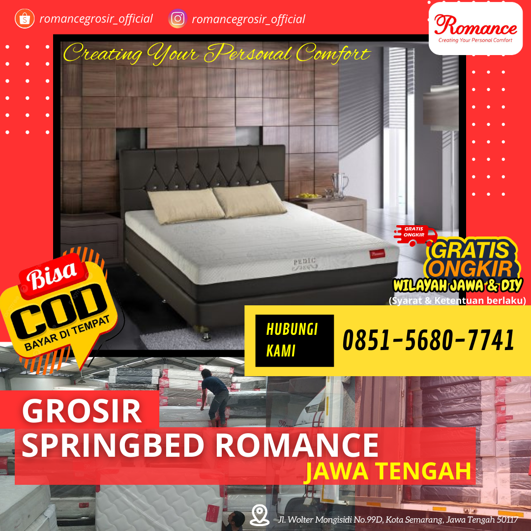 Ukuran Springbed No 2 REKOMENDED Semarang Telp/WA 0851 5680 7741 Springbed Romance