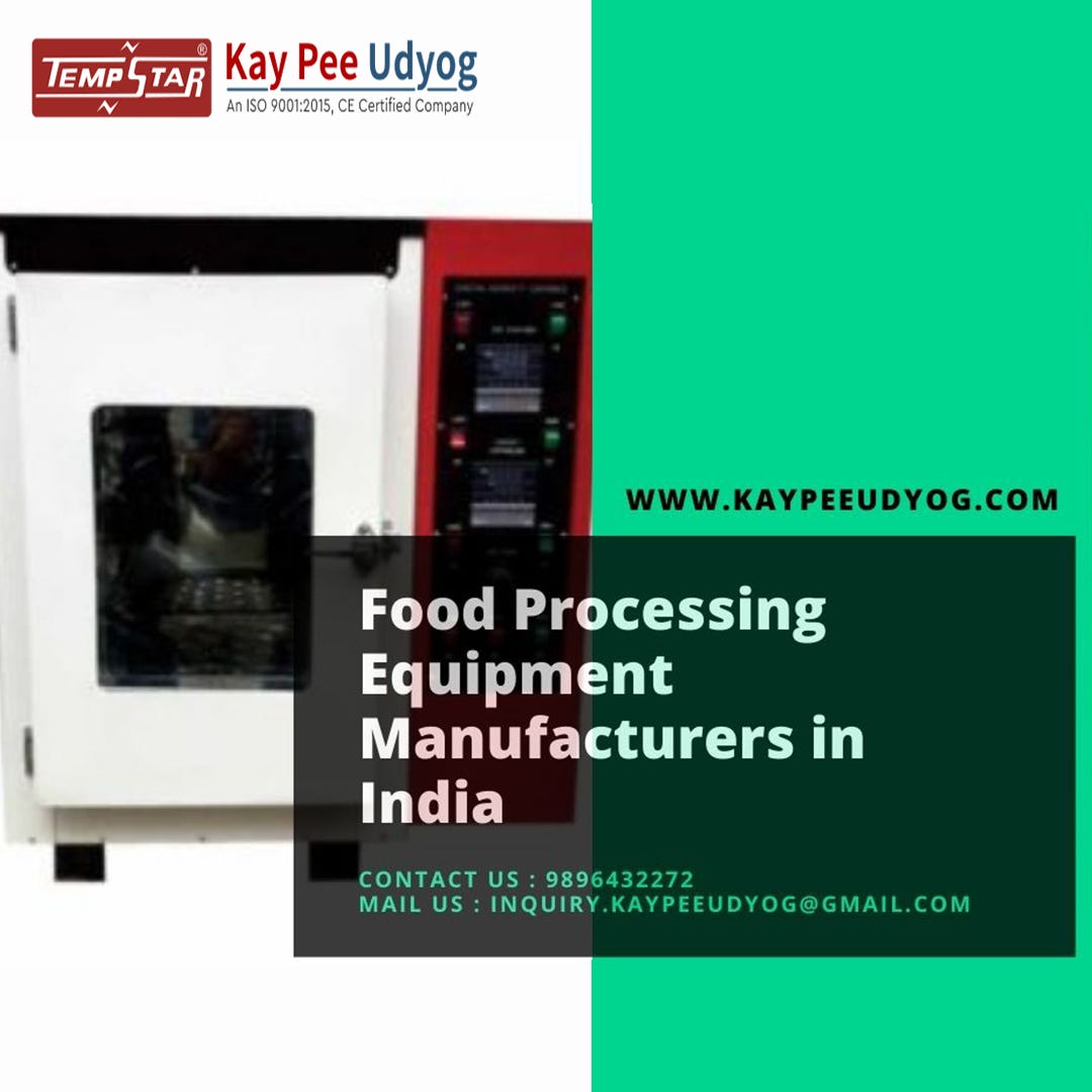 Food Processing Equipment Manufacturers in India — Kay Pee