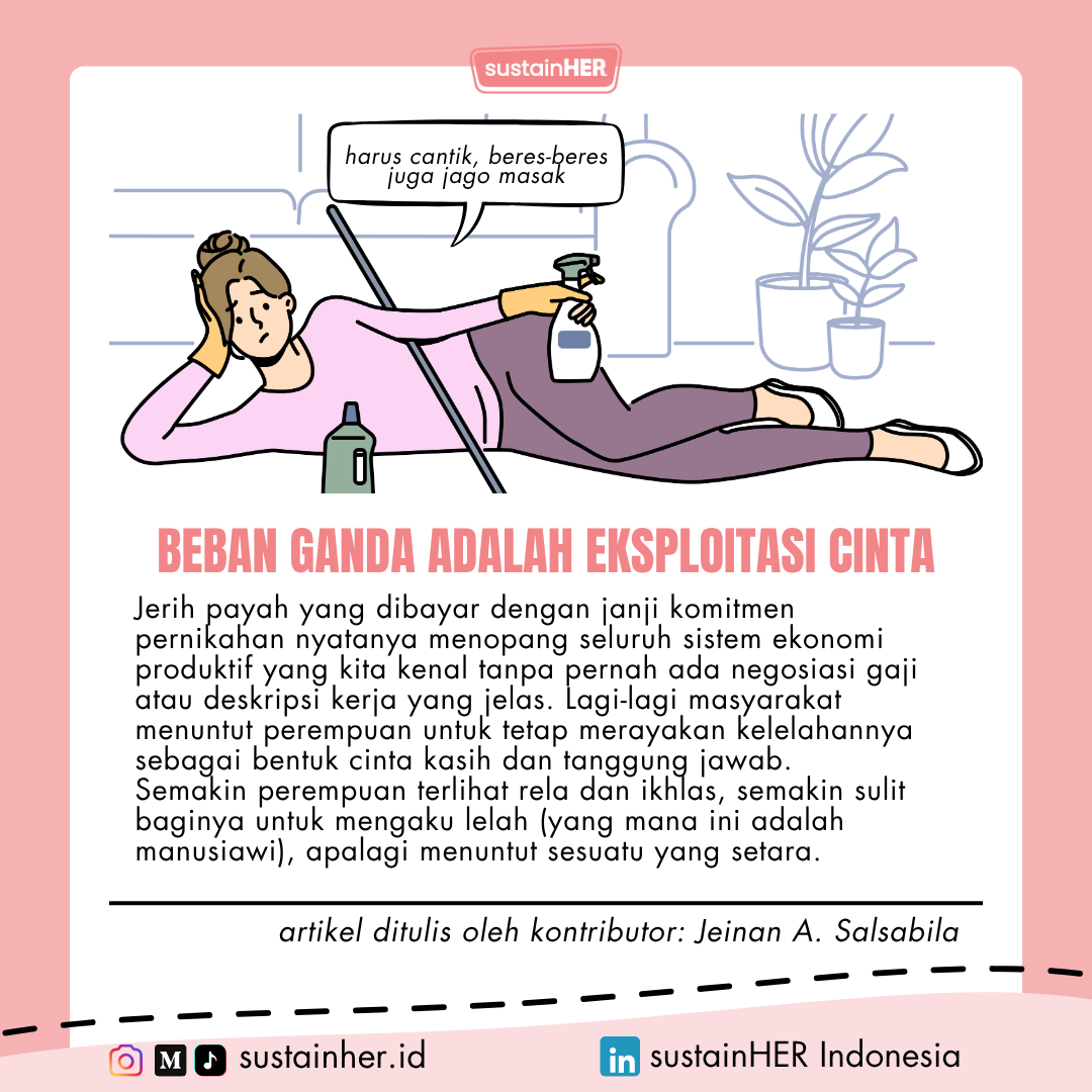 Beban Ganda adalah Eksploitasi Cinta