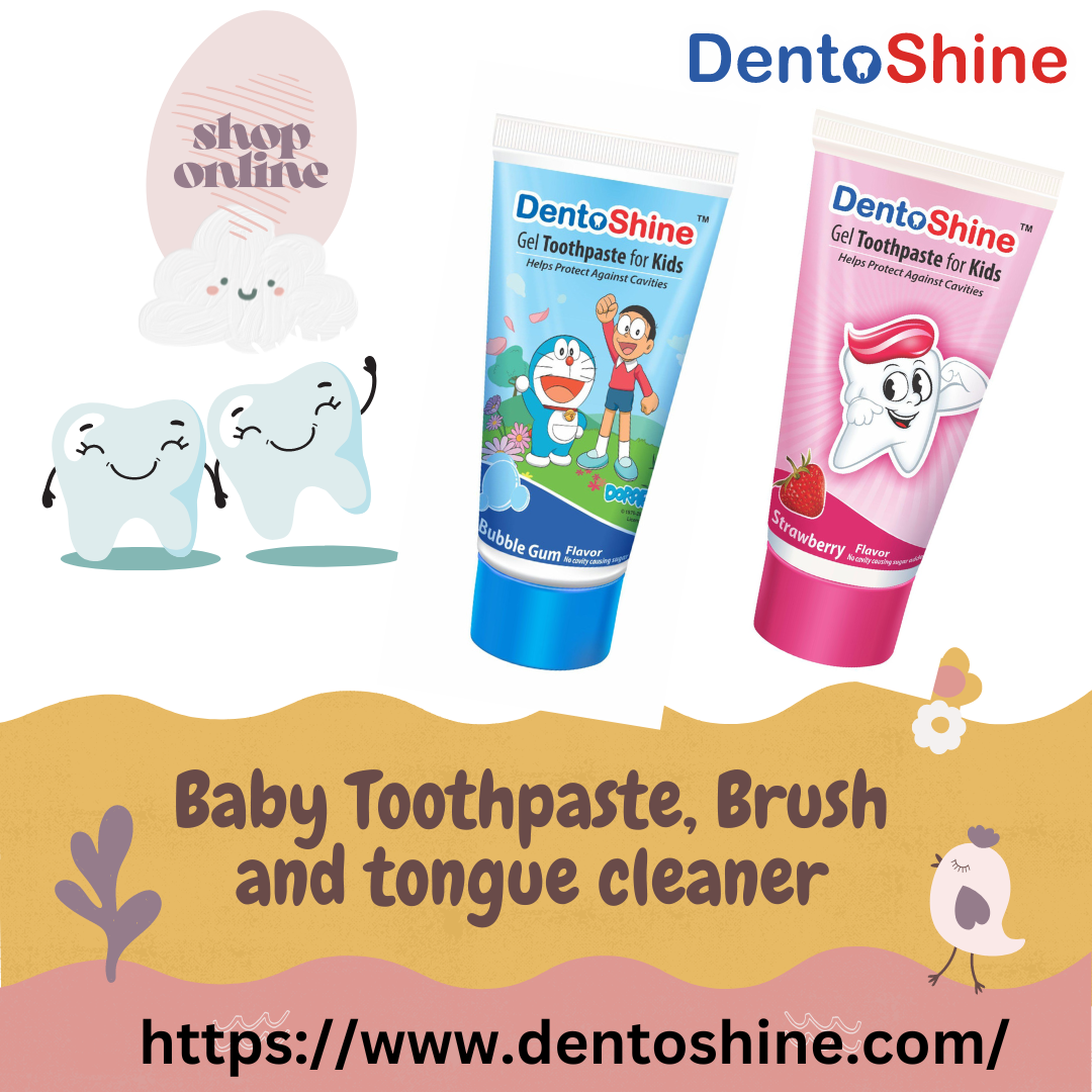 Bubblegum Flavour Toothpaste| Dento Shine - Dento Shine - Medium