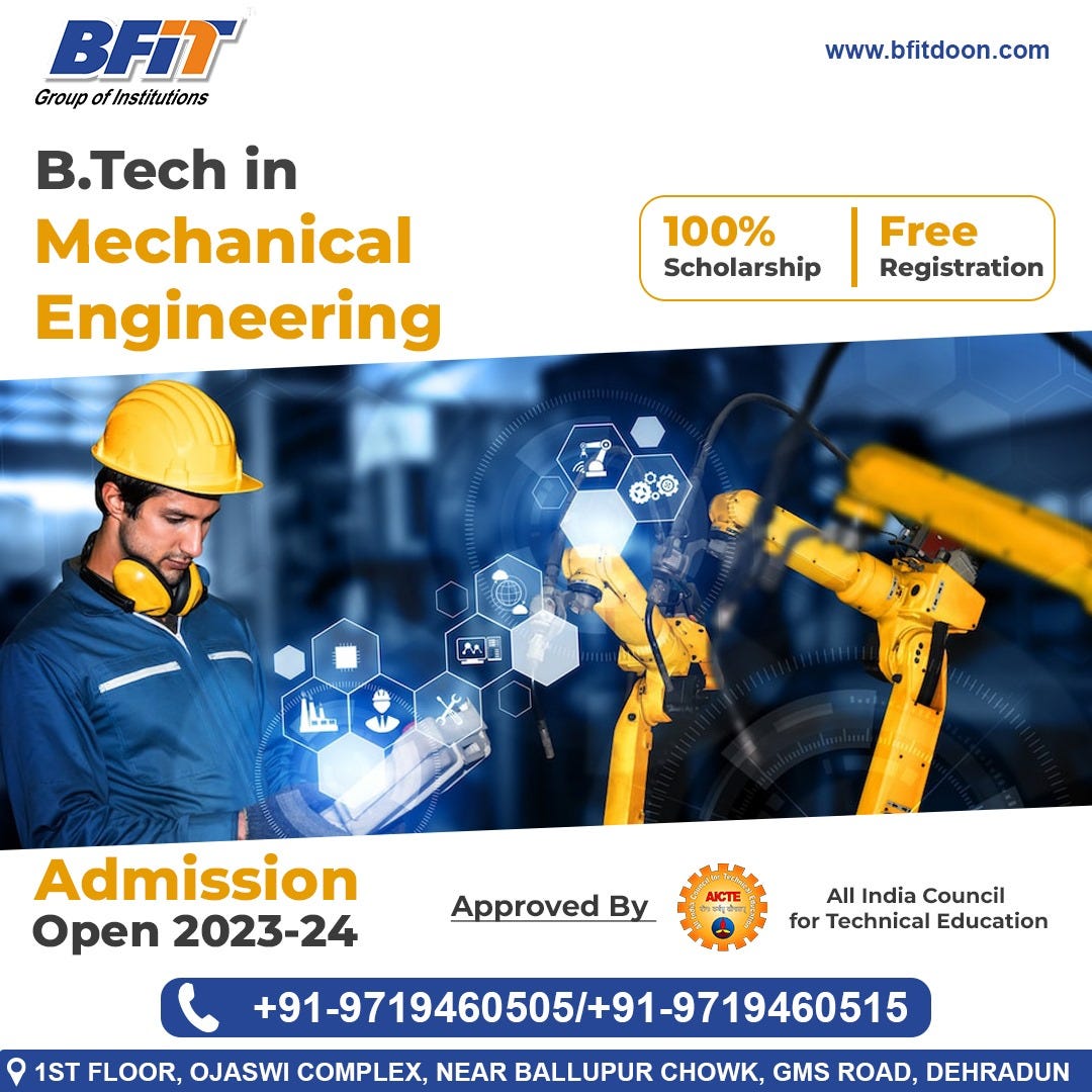 BFIT College, The Epitome of Mechanical Engineering Education in ...