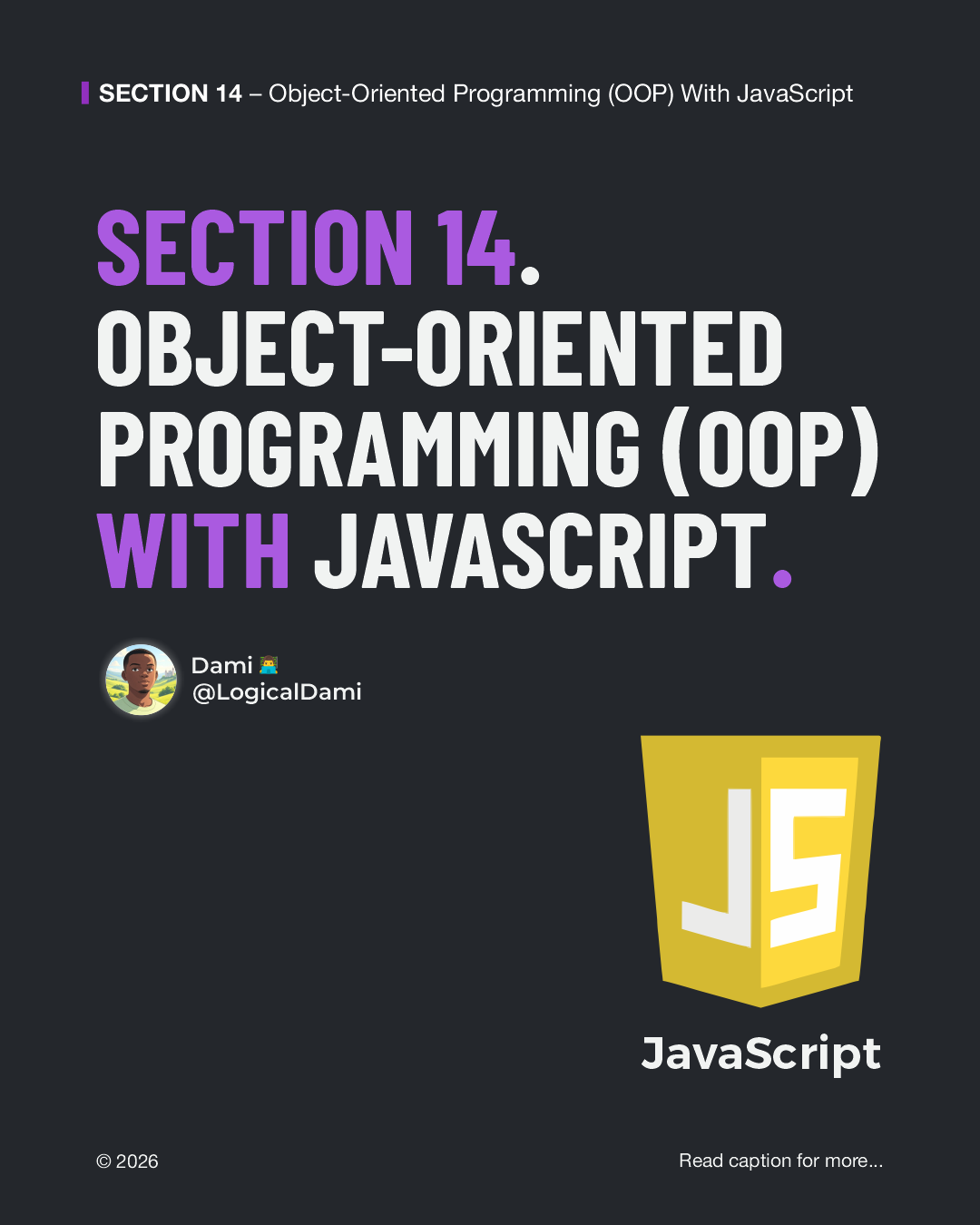 Section 14 — Object-Oriented Programming (OOP) With JavaScript | by ...