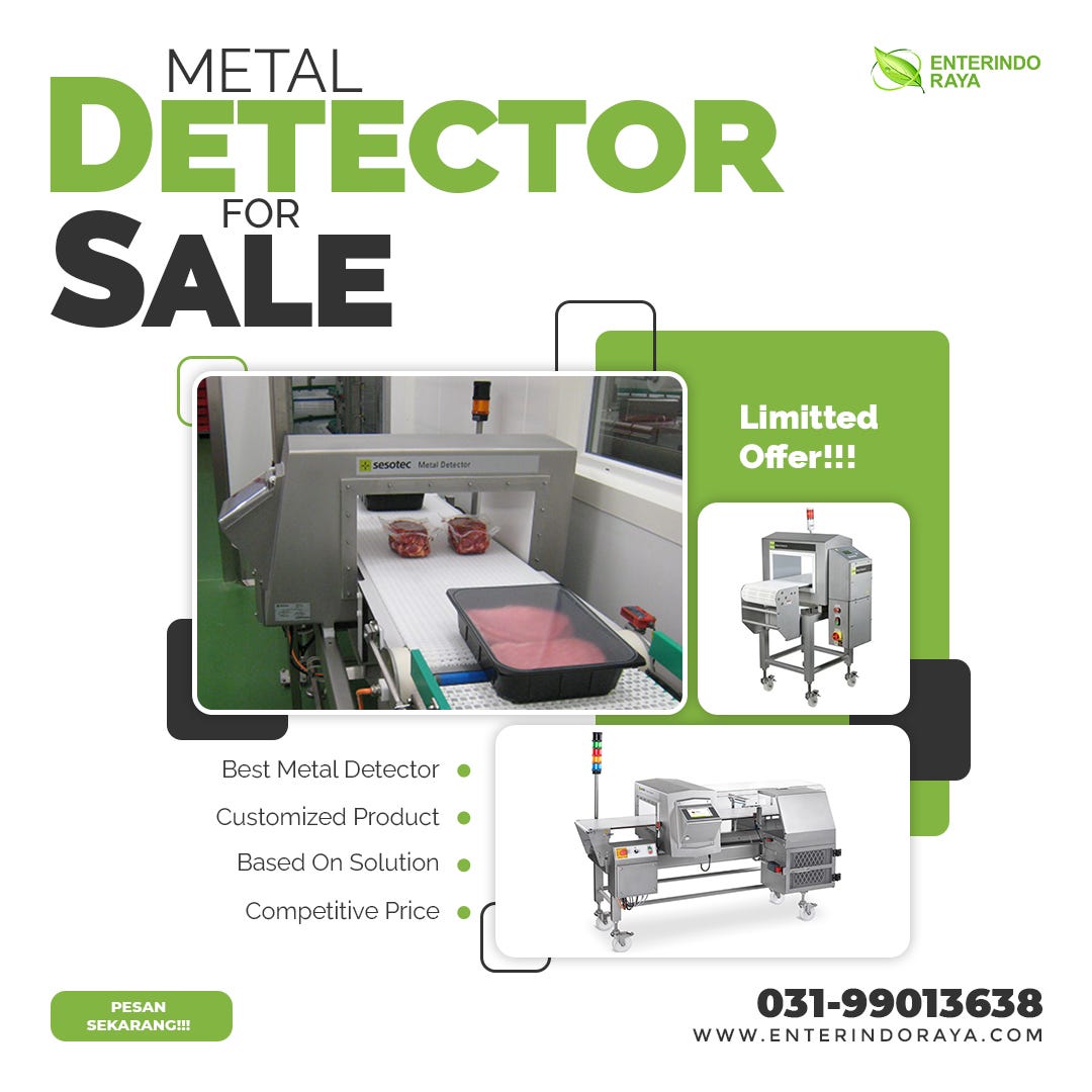 Metal Detector Untuk Industri Makanan 03199013638 Enterindo Raya