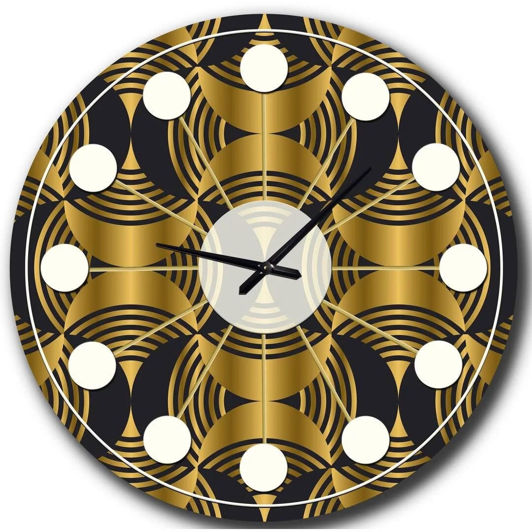 Art Deco wall clocks. Introducing a collection of stunning… by Calvin