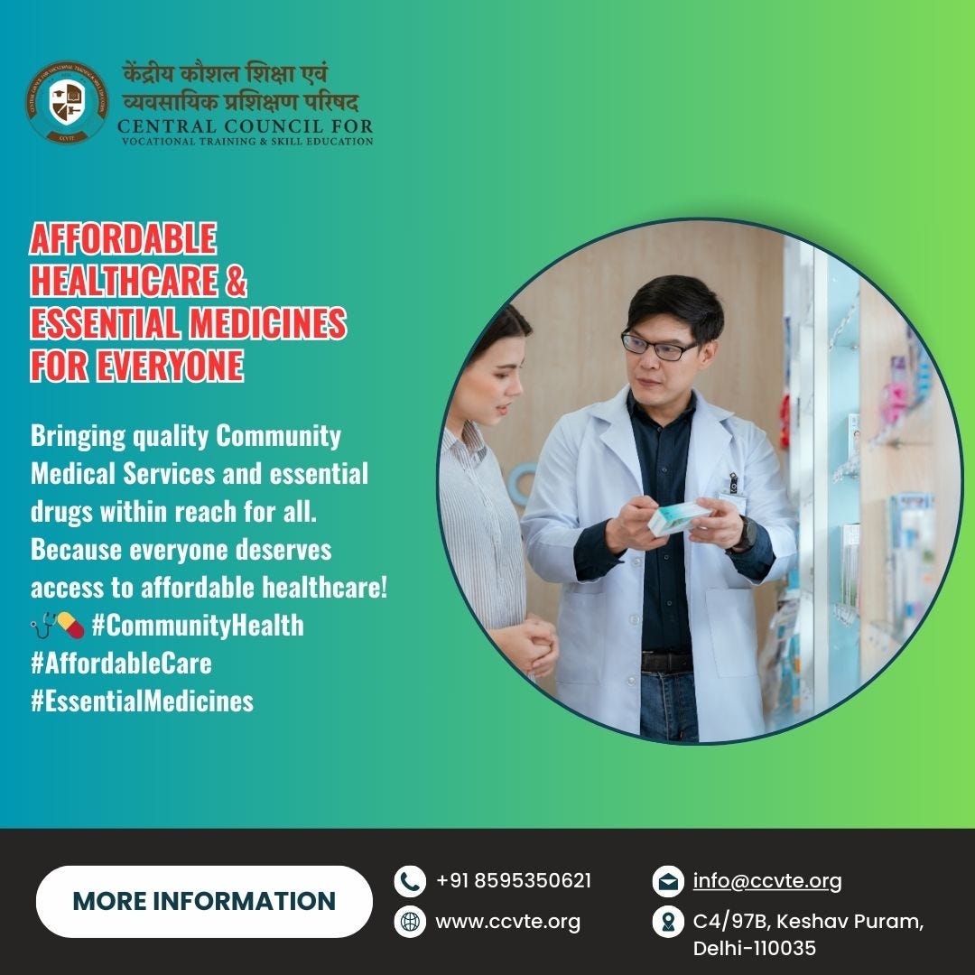 Affordable Community Medical Services & Essential Drugs for All